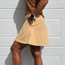 Ladda upp bild till gallerivisning, Latte Byxkjol med Fickor