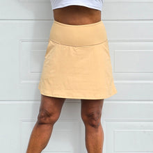 Ladda upp bild till gallerivisning, Latte Byxkjol med Fickor