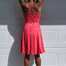 Ladda upp bild till gallerivisning, Röd Prickig Sport-bh