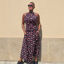 Ladda upp bild till gallerivisning, Black Cherry Lång Byxkjol