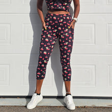 Ladda upp bild till gallerivisning, Black Cherry Tights 7/8