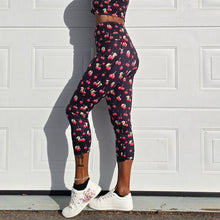 Ladda upp bild till gallerivisning, Black Cherry Tights 7/8