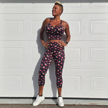 Ladda upp bild till gallerivisning, Black Cherry Tights 7/8