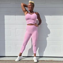 Ladda upp bild till gallerivisning, Pink Rose Tights 7/8