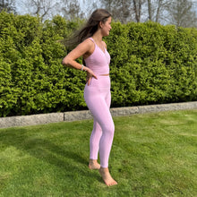 Ladda upp bild till gallerivisning, Pink Rose Tights 7/8