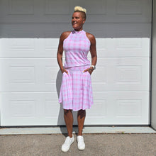 Lataa kuva Galleria-katseluun, Vaaleanpunainen ruudullinen pellava