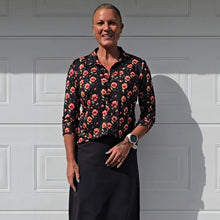 Ladda upp bild till gallerivisning, Autumn Flower Blus