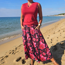 Ladda upp bild till gallerivisning, Winery Floral Långkjol med Innershorts