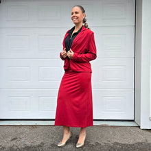 Ladda upp bild till gallerivisning, Winery Lång Zip-kjol med Innershorts