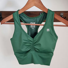 Ladda upp bild till gallerivisning, Mörkgrön Sport-BH