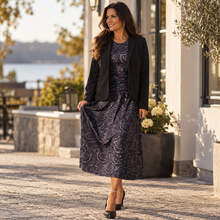 Lataa kuva Galleria-katseluun, Black Rose Långkjol med Innershorts