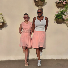 Ladda upp bild till gallerivisning, Pink Peach Lång Byxkjol