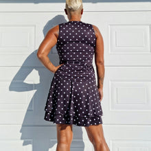 Ladda upp bild till gallerivisning, Prickigt Linne Svart