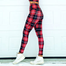 Ladda upp bild till gallerivisning, Rutiga Tights Röda