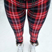 Ladda upp bild till gallerivisning, Rutiga Tights Röda