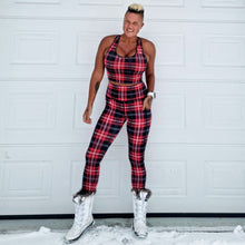 Ladda upp bild till gallerivisning, Rutiga Tights Röda