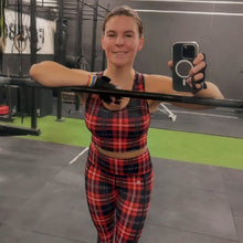 Ladda upp bild till gallerivisning, Rutig Sport-BH Röd