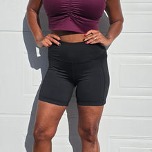 Ladda upp bild till gallerivisning, Korta Svarta Cykelbyxor