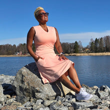 Ladda upp bild till gallerivisning, Pink Peach Lång Byxkjol