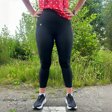 Ladda upp bild till gallerivisning, Svarta 7/8 tights med fickor