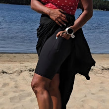 Ladda upp bild till gallerivisning, Svart Långkjol med Innerbyxa