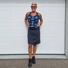 Ladda upp bild till gallerivisning, Linne Dark Floral