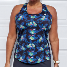 Ladda upp bild till gallerivisning, Linne Dark Floral