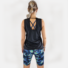 Ladda upp bild till gallerivisning, Cykelbyxor Dark Floral