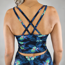 Ladda upp bild till gallerivisning, Sport-bh Dark Floral