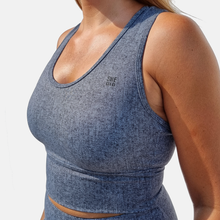 Ladda upp bild till gallerivisning, Sport-BH Grå Jeans