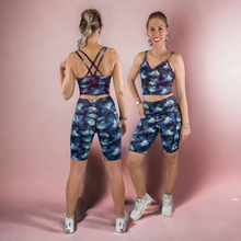 Ladda upp bild till gallerivisning, Sport-bh Dark Floral