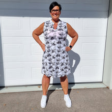 Ladda upp bild till gallerivisning, White Floral Klänning