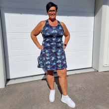 Ladda upp bild till gallerivisning, Linne Dark Floral