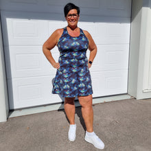 Ladda upp bild till gallerivisning, Linne Dark Floral