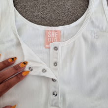 Ladda upp bild till gallerivisning, Ribbat Linne Vitt