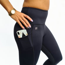 Ladda upp bild till gallerivisning, Svarta tights med fickor