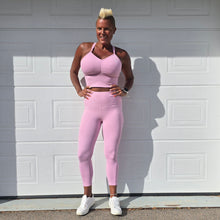 Ladda upp bild till gallerivisning, Pink Rose Tights 7/8
