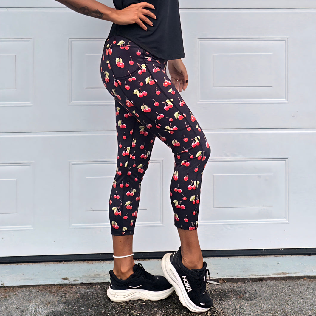 Black Cherry Tights 7/8