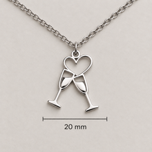 Ladda upp bild till gallerivisning, "Skål" - Silver  - Halsband
