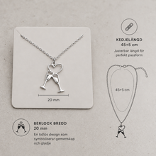 Ladda upp bild till gallerivisning, "Skål" - Silver  - Halsband

