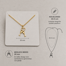 Ladda upp bild till gallerivisning, "Skål" - Guld  - Halsband
