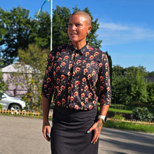 Ladda upp bild till gallerivisning, Autumn Flower Blus
